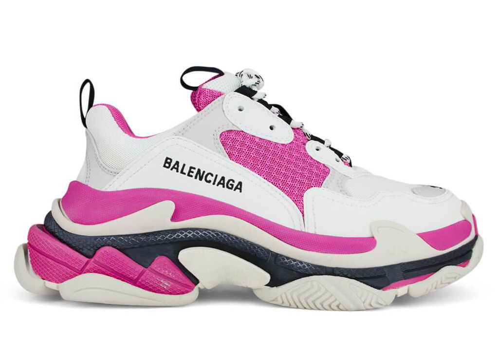 Кецове и обувки Balenciaga Triple S Pink White W Розово | 524039W09OM9021, 0