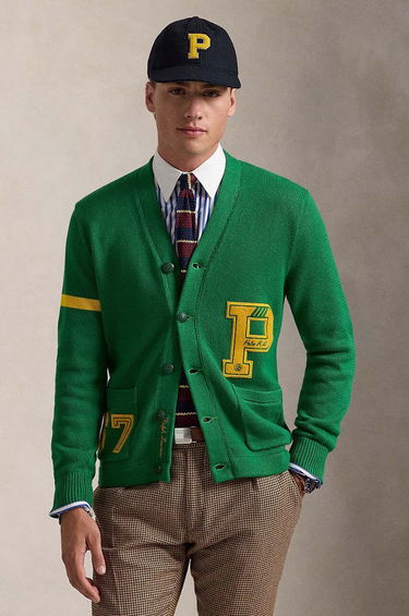 Пуловер Polo by Ralph Lauren Longsleeve Cardigan Зелено | 710949299, 0
