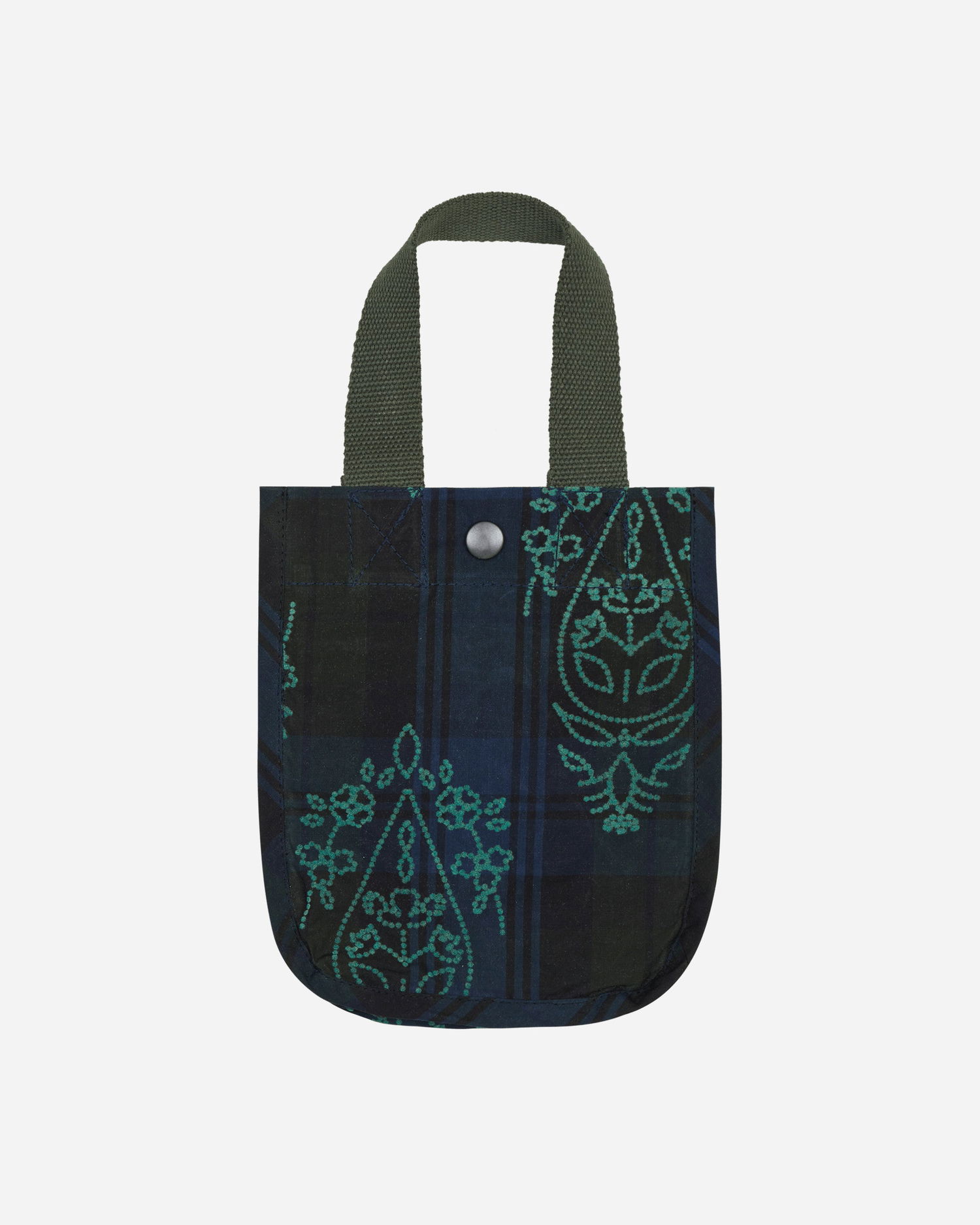 Голяма пазарска чанта Paria Farzaneh Halley Check Tote Bag Тъмно синьо | PFA0028BAG 001, 0