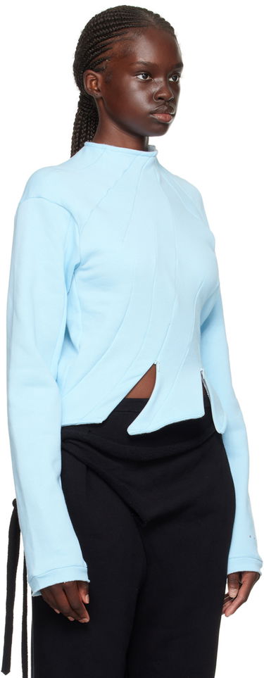 Суитчър Ottolinger Ottolinger Multiline Sweatshirt Синьо | 1503402, 1
