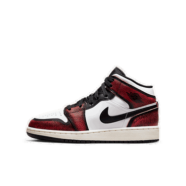 Кецове и обувки Jordan Air Jordan 1 Mid SE "Wear-Away" GS Червено | FB0568-006, 0