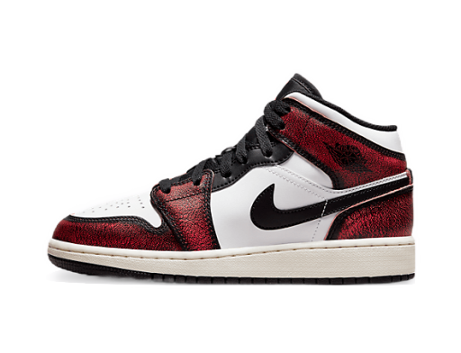 Кецове и обувки Jordan Air Jordan 1 Mid SE "Wear-Away" GS Червено | FB0568-006