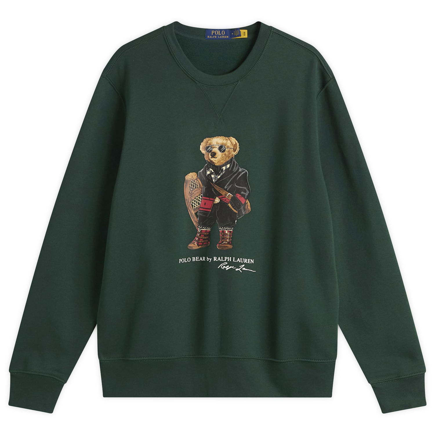 Суитчър Polo by Ralph Lauren Holiday Bear Sweatshirt Зелено | 710981794001-GRN, 1