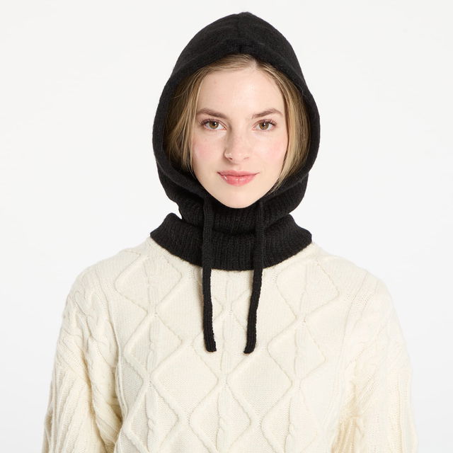 Virginia Knitted Hooded Balaclava with Drawstring