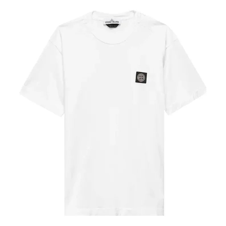 Тениска Stone Island Patch Logo T-Shirt Бяло | 741524113-V0001