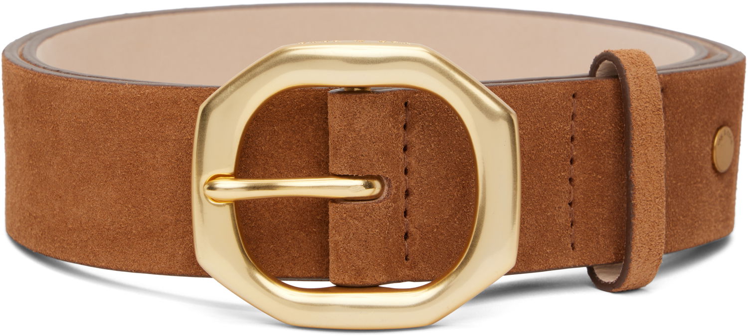 Колани rag & bone Rag & Bone Audrey Suede Belt Кафяво | WJW25PB1004SU4, 0