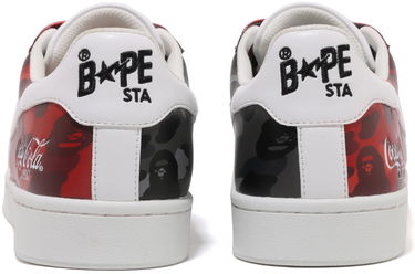 Кецове и обувки BAPE Coca-Cola x Skull Sta "Red Black" Червено | 1J73191917, 3