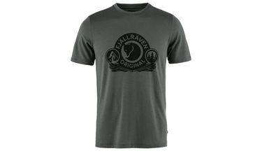 Тениска FJÄLLRÄVEN Abisko Wool Classic Short Sleeve T-Shirt Сиво | F84117-050, 0