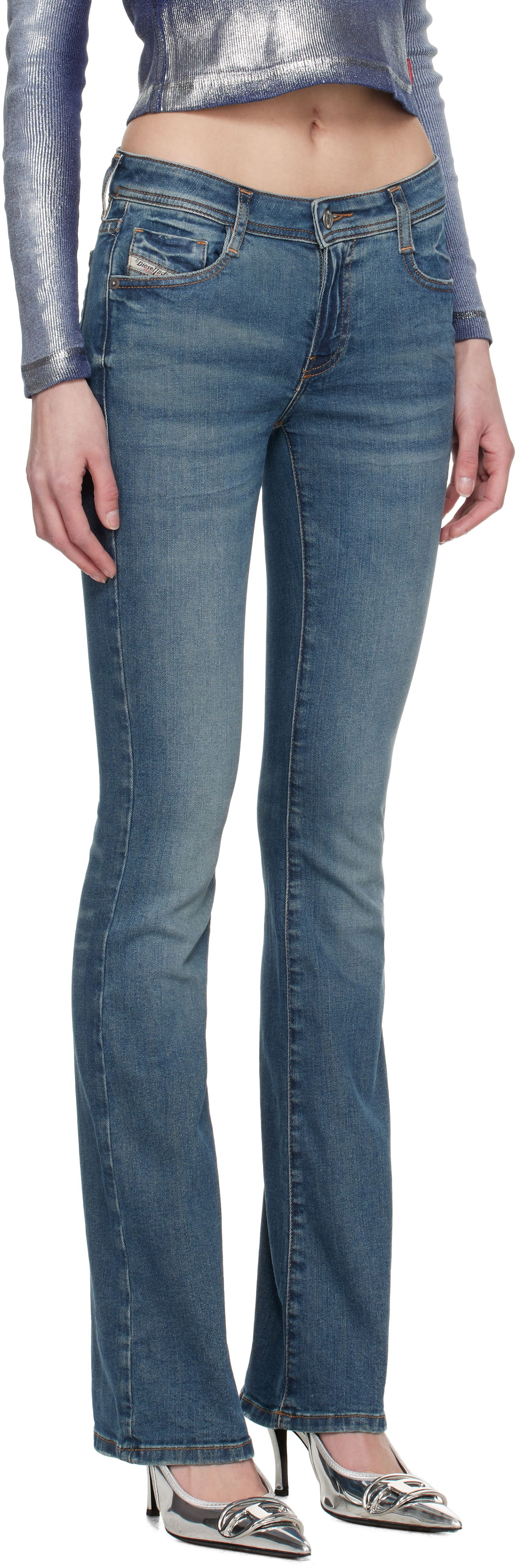 Дънки Diesel Bootcut 1969 D-Ebbey Jeans Синьо | A11003 0BMBT, 1