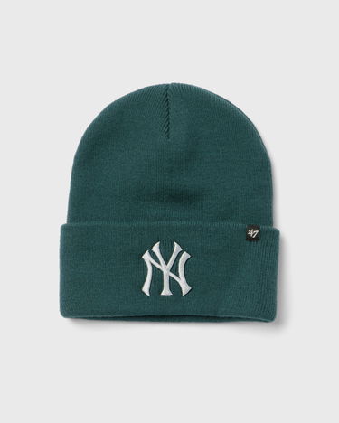 Шапка с козирка '47 Brand MLB New York Yankees Haymaker Beanie Зелено | 194602447353, 0