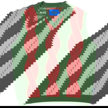 Пуловер Awake NY Cable Sweater Vest Зелено | AWK-FW23-KN006-OLM, 0