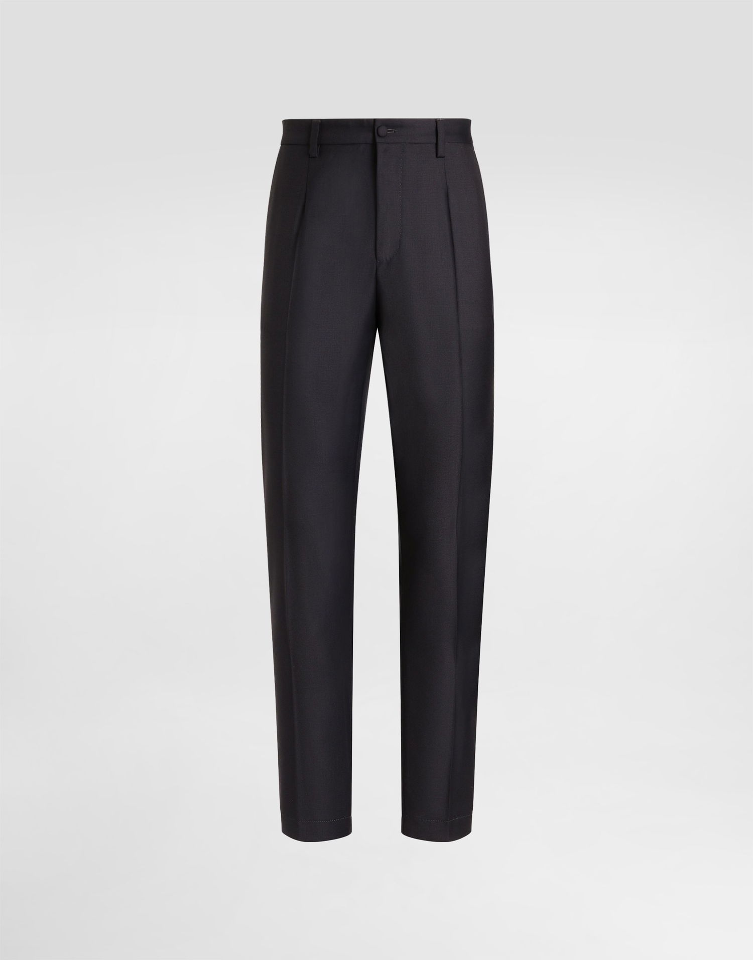 Панталони Dolce & Gabbana Dolce & Gabbana Wool Twill Trousers Черно | GW13ETFU269B0665, 0