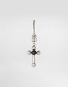 Dolce & Gabbana Single Earring with Cross Charm