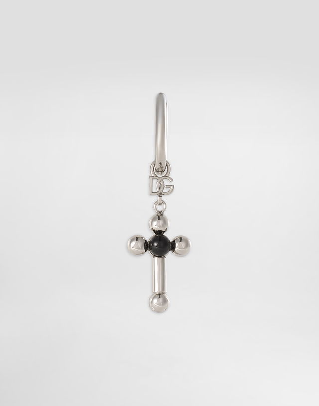 Dolce & Gabbana Single Earring with Cross Charm