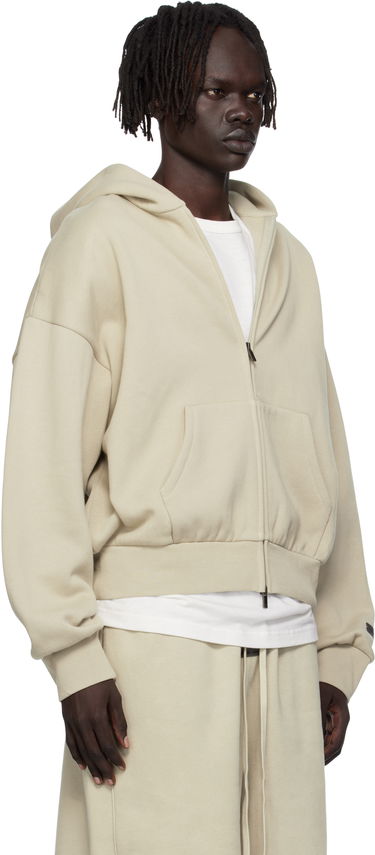 Суитчър Fear of God Fear of God ESSENTIALS Fleece Zip-Up Hoodie Бежово | 192SP254786F, 1