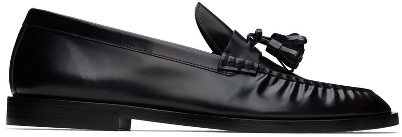 Кецове и обувки The Row Leather Loafers Черно | F2042-L60