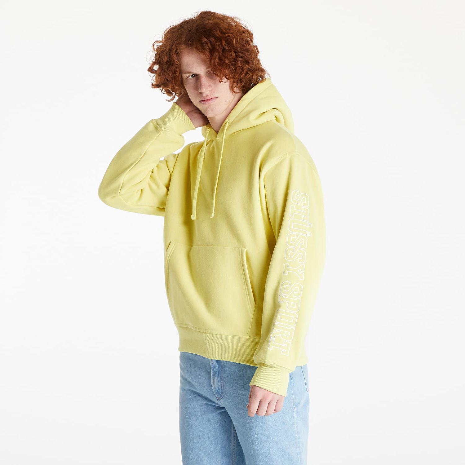 Суитчър Stüssy Sport Applique Hoodie Жълто | 118477 yellow, 1