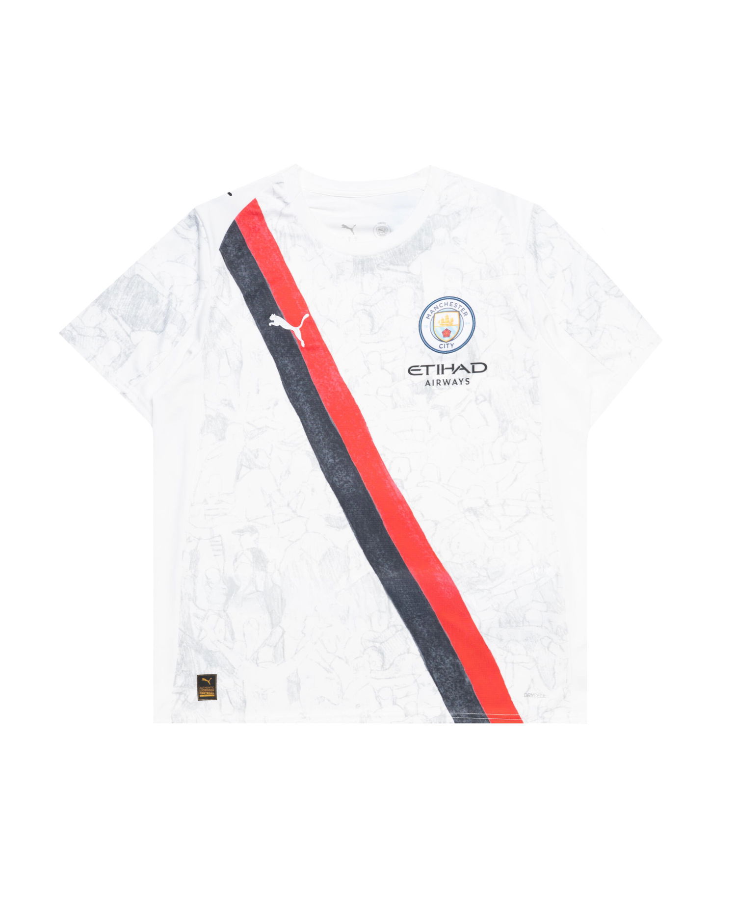 Фланелка Puma KIDSUPER x Manchester City Replica Jersey Бяло | 781068-07, 0