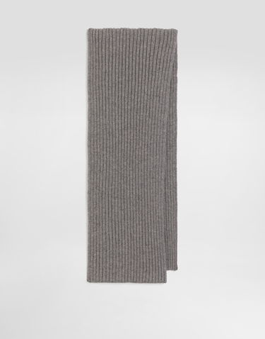 Шал Dolce & Gabbana Dolce & Gabbana Ribbed Knit Scarf Сиво | LBKAH3JGMBJS8291, 1