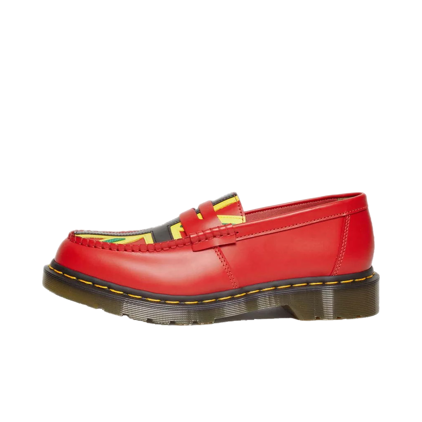 Кецове и обувки Dr. Martens Penton Loafer Denim "Tears Red" Червено | 31742637