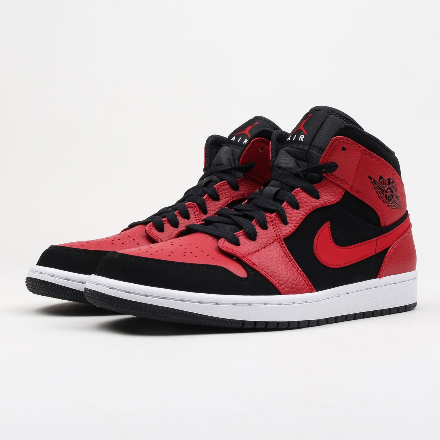 Кецове и обувки Jordan Air Jordan 1 Mid "Bred" Черно | 554724-054, 1