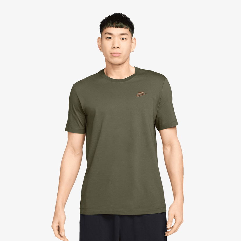 Тениска Nike Men's NSW Club T-Shirt Зелено | AR4997-225