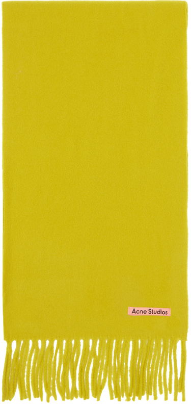 Шал Acne Studios Skinny Fringe Scarf Зелено | CA0218-, 0