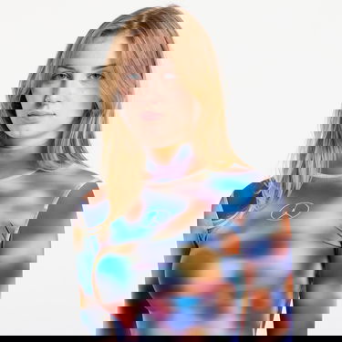 боди Jordan Flight Mountainside Printed Long-Sleeve Bodysuit Многоцветен | HV3334-043, 1