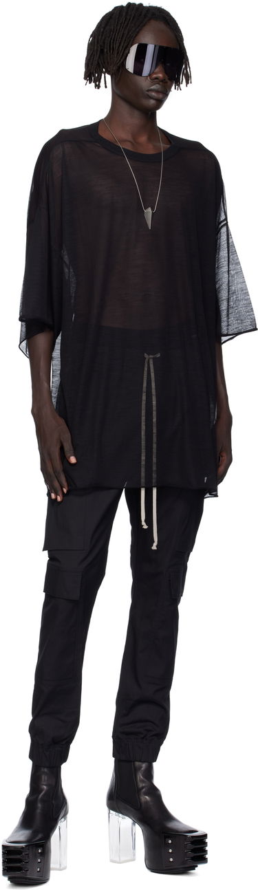 Тениска Rick Owens Rick Owens Concordians Tommy T-Shirt Черно | RU02E1283 JWR, 3