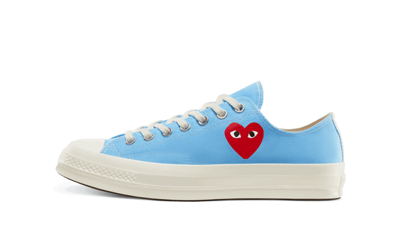 Кецове и обувки Converse Comme des Garçons PLAY x Chuck Taylor All-Star 70s OX Синьо | 168303C, 0