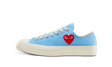 Кецове и обувки Converse Comme des Garçons PLAY x Chuck Taylor All-Star 70s OX Синьо | 168303C, 0