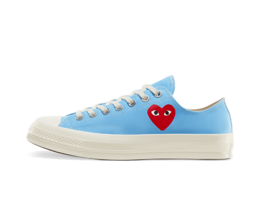 Кецове и обувки Converse Comme des Garçons PLAY x Chuck Taylor All-Star 70s OX Синьо | 168303C