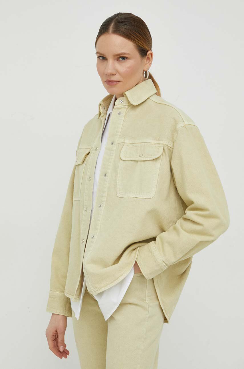Яке Samsoe Samsoe Ellen Shirt Зелено | F23100198, 0