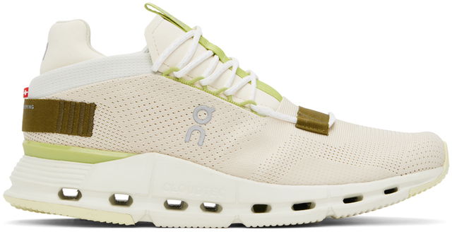 On Beige Cloudnova Sneakers