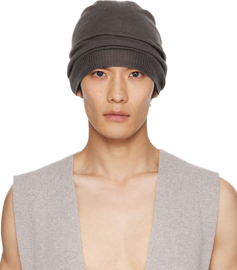 Шапка Rick Owens Rick Owens Concordians Beanie Сиво | RU02E1494 WS