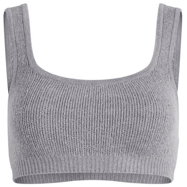 Textured Knit Bralette Size Large