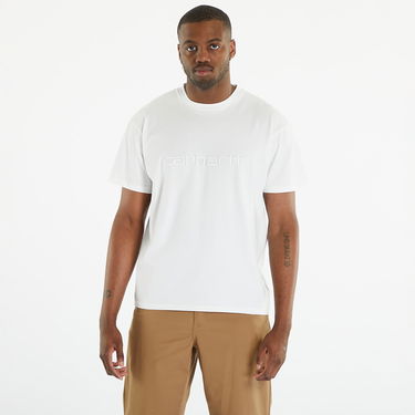 Тениска Carhartt WIP Duster Short Sleeve T-Shirt UNISEX White Garment Dyed Бяло | I030110.02GD, 3