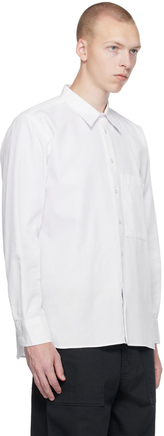 Риза Universal Works Universal Works Square Pocket Shirt Бяло | P28036, 1