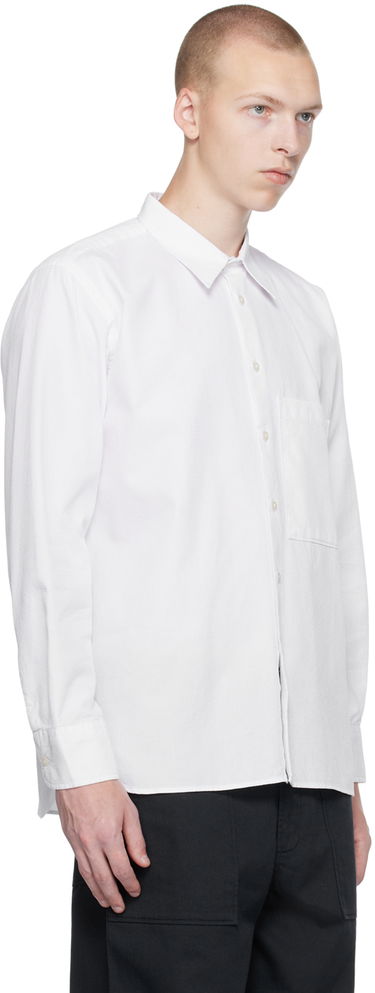 Риза Universal Works Universal Works Square Pocket Shirt Бяло | P28036, 1