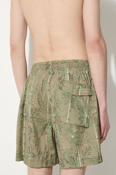Бански Maharishi Maharishi Dragon Bamboo Swim Shorts Зелено | 1272.OLIVE, 2