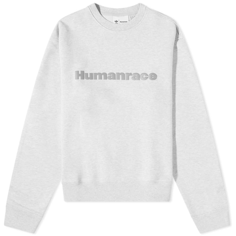 Суитчър adidas Originals Pharrell Williams Humanrace Crew Sweat Сиво | HI5543, 0