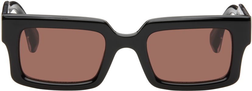 Слънчеви очила Vivienne Westwood Vivienne Westwood Rectangular Orb Sunglasses Черно | VW508900151