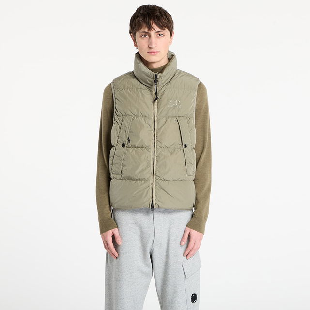 High-collar Puffer Vest