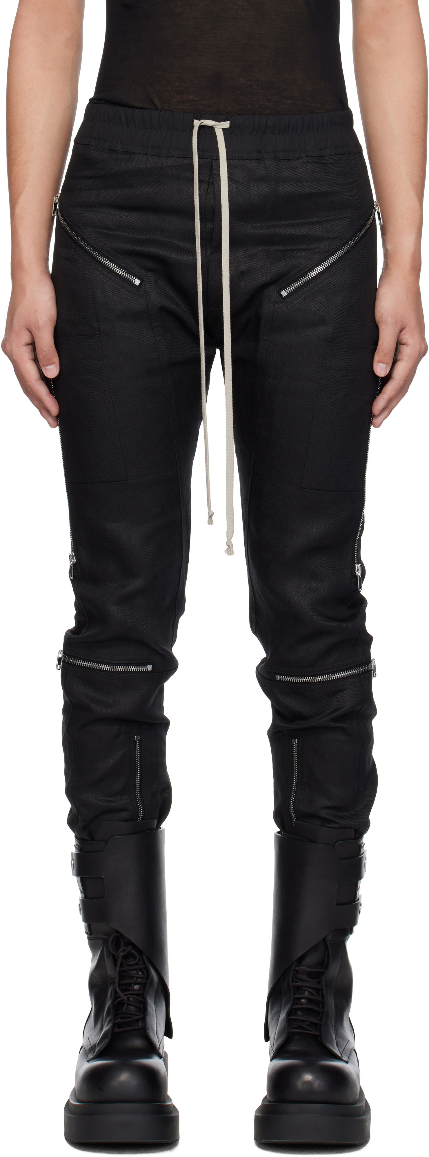 Спортни панталони Rick Owens Rick Owens Hollywood Headon Trousers Черно | RU01E5368 TWL, 0