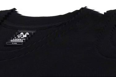 Тениска BAPE Bape x Neighborhood College Tee Black Velikost: XL Черно | 1J23-110-901-BLACK, 4
