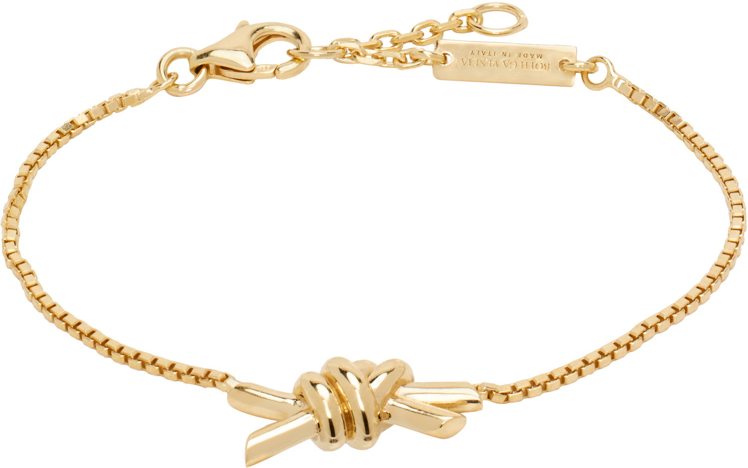Гривна Bottega Veneta Knot Gold Bracelet Металик | 815934 VAHU0, 0