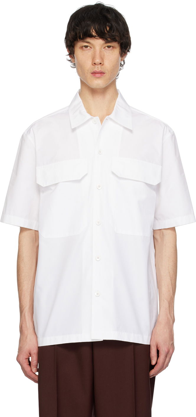 Риза Jil Sander Heavy Shirt Бяло | J22DL0194_J45002