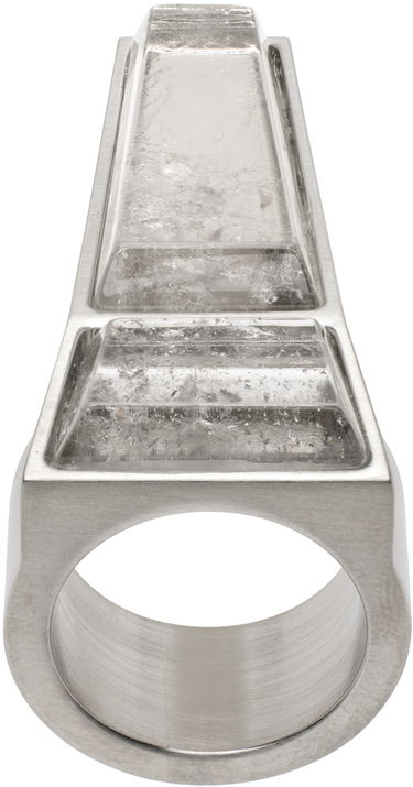 Пръстен Rick Owens Rick Owens Crystal Trunk Ring Металик | RJ0000028 METES2, 0