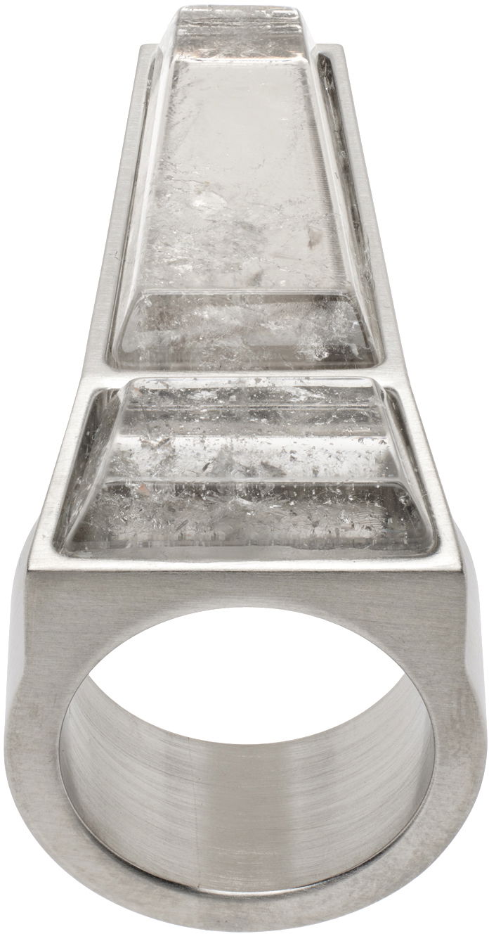 Пръстен Rick Owens Rick Owens Crystal Trunk Ring Металик | RJ0000028 METES2