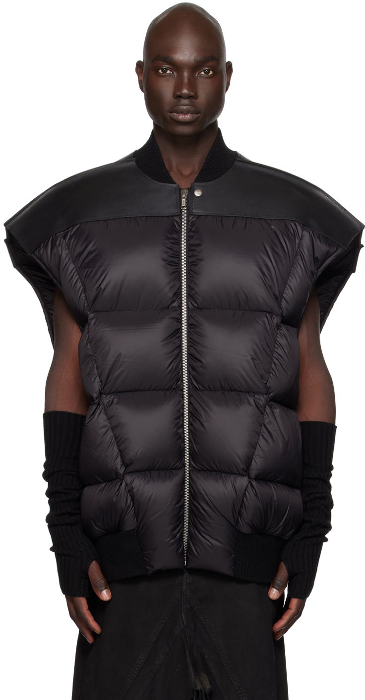 Жилетка Rick Owens Jumbo Flight Down Vest Черно | RR02C7715 LGENP3, 0